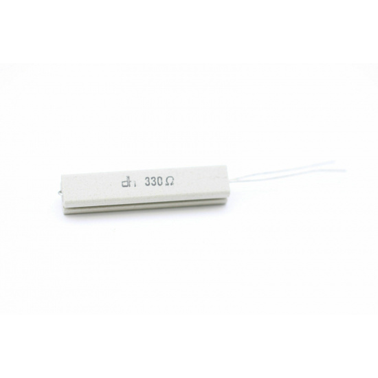 1 X CEMENTED CERAMIC RESISTOR 330R...