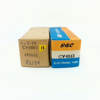 2 X CV4062 GEC TUBE. 1960s...