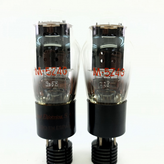 2 X5Z4G STANDARD ELECTRIC TUBE. 1950s...