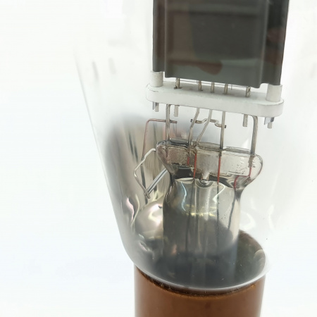 1 X 809 NATIONAL TUBE. 1950s PROD. RECTANGULAR GETTER. 4. CB400