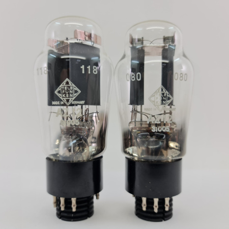2 X AZ12 TELEFUNKEN TUBE. 1960s PROD. PAIR. 8. CB400