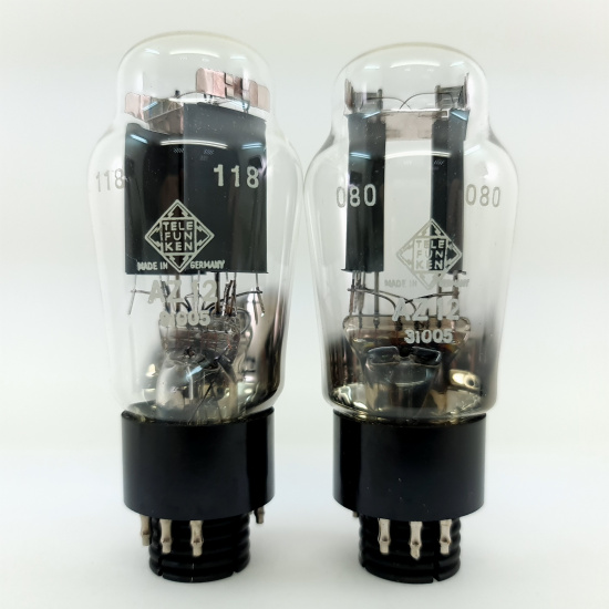 2 X AZ12 TELEFUNKEN TUBE. 1960s PROD....