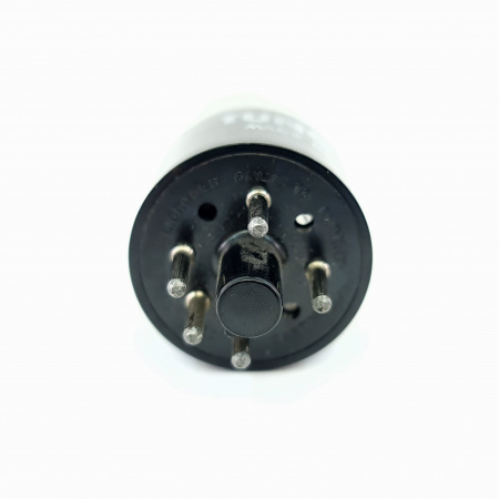 1 X 5Y3GT TUNG-SOL TUBE. 1950s PROD. BLACK PLATES. RECTANGULAR GETTER. 18.CB400