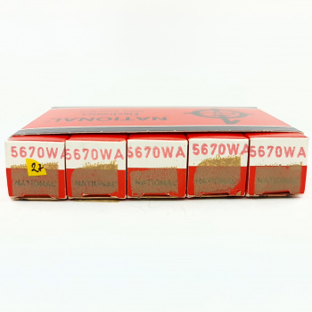 5 X 5670WA NATIONAL TUBE....