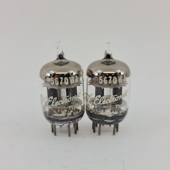 2 X 5670WA GENERAL ELECTRIC TUBE....