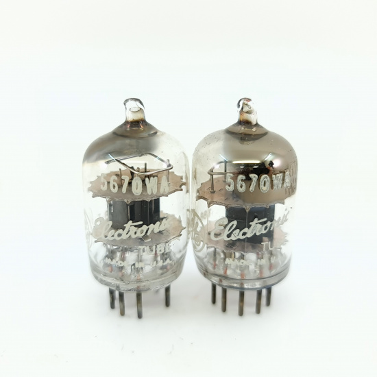 2 X 5670WA GENERAL ELECTRIC TUBE....