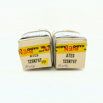 2 X 12SN7GTA ATES TUBE....