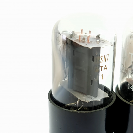 2 X 12SN7GTA ATES TUBE. 1960s FIVRE PROD. MATCHED PAIR. 35. CB400