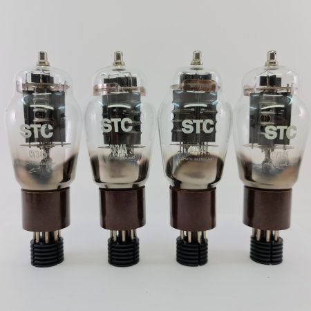 4 X CV345 / 12E1 STC TUBE. 1950s PROD. BLACK PLATES. DUAL GETTER. 38. CB400