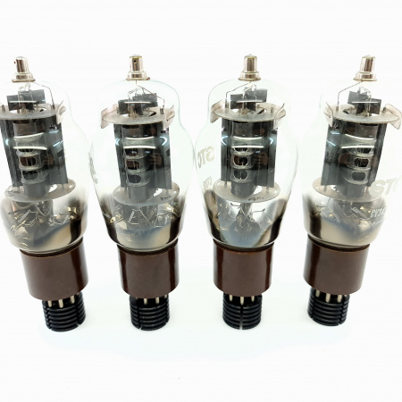 4 X CV345 / 12E1 STC TUBE. 1950s PROD. BLACK PLATES. DUAL GETTER. 38. CB400
