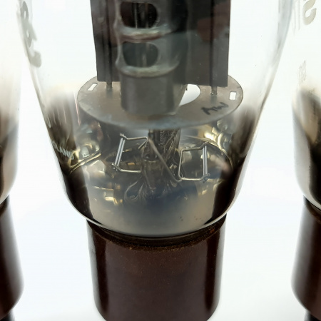 4 X CV345 / 12E1 STC TUBE. 1950s PROD. BLACK PLATES. DUAL GETTER. 38. CB400