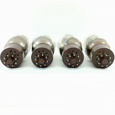 4 X CV345 / 12E1 STC TUBE. 1950s PROD. BLACK PLATES. DUAL GETTER. 38. CB400