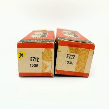 2 X EZ12 RSD TUBE. 1960s...