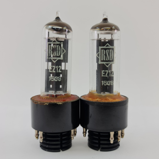 2 X EZ12 RSD TUBE. 1960s PROD....