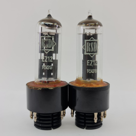 2 X EZ12 RSD TUBE. 1960s PROD. SPECIAL DESIGN. READ DESCRIPTION. 39. CB400
