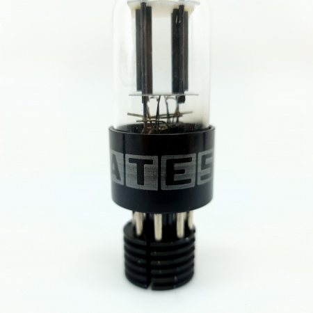 1 X 6SN7GT ATES TUBE. 1960s RCA PROD. RECTANGULAR GETTER. 40. CB400