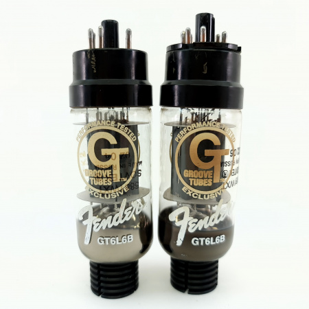 2 X 6L6GC FENDER TUBE. SOVTEK PROD. DUAL GETTER. 6. CB401