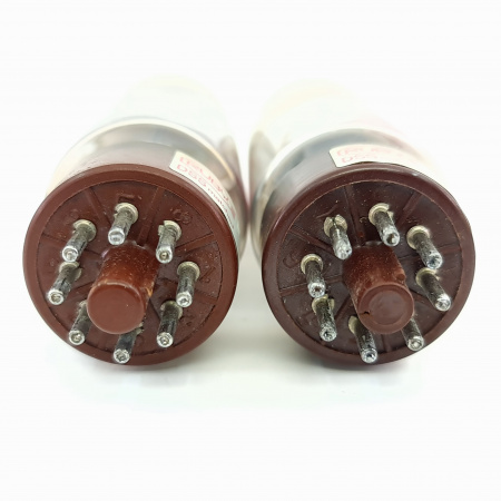 2 X EL34 RUBY TUBE. CHINESE PROD. MATCHED PAIR. 8.USED CB401