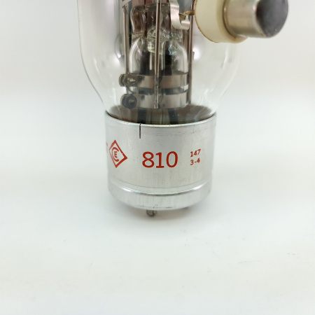 1 X 810 CETRON TUBE. 1960s PROD. RECTANGULAR GETTER. 2. CE37
