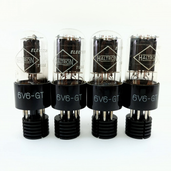 4 X 6V6GT HALTRON TUBE.... 2