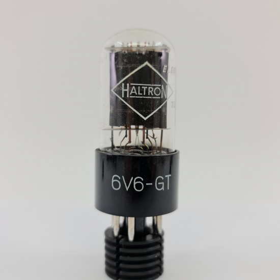 1 X 6V6GT HALTRON TUBE. 1950s PROD....