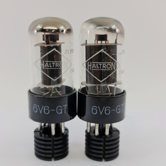2 X 6V6GT HALTRON TUBE. 1950s PROD....