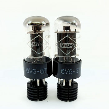 2 X 6V6GT HALTRON TUBE.... 2