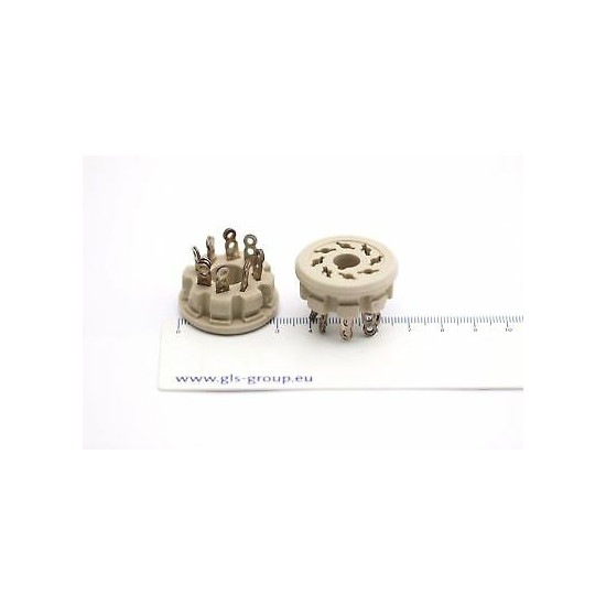 HIGH QUALITY OCTAL CERAMIC SOCKETS B NOS 1PC. CA363U16F221116