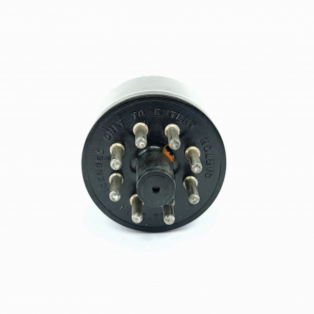 1 X 6SN7GTB TUBE. 1950s US PROD. BLACK PLATES. USED. 12. CB402