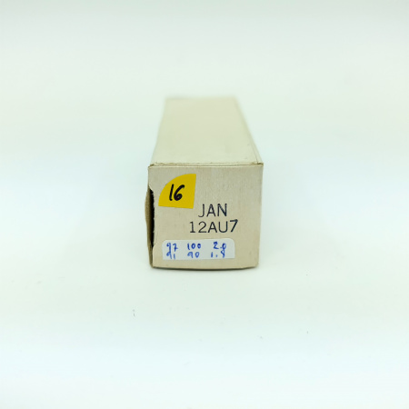 1 X JAN 12AU7 RAYTHEON TUBE. 1960s PROD. 16. CB402