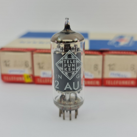 5 X 12AU6 TELEFUNKEN TUBE. 1970s PROD. COPPER RODS. MATCHED QUINTET. 19. CB402