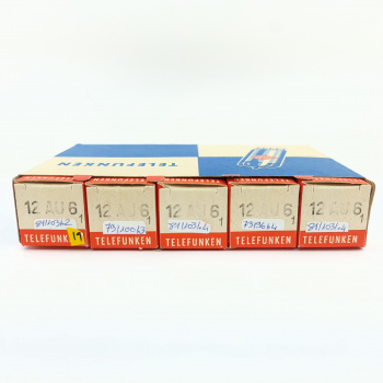 5 X 12AU6 TELEFUNKEN TUBE....