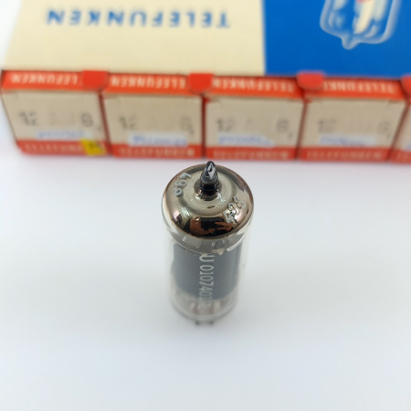 5 X 12AU6 TELEFUNKEN TUBE. 1970s PROD. COPPER RODS. MATCHED QUINTET. 19. CB402