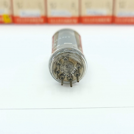 5 X 12AU6 TELEFUNKEN TUBE. 1970s PROD. COPPER RODS. MATCHED QUINTET. 19. CB402