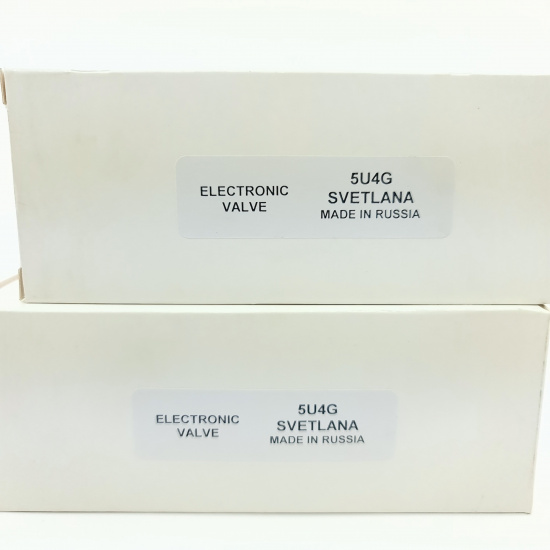 2 X 5U4G / 5Ц3С SVETLANA TUBE. 1970s...