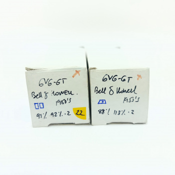 2 X 6V6GT BELL & HOWELL... 2