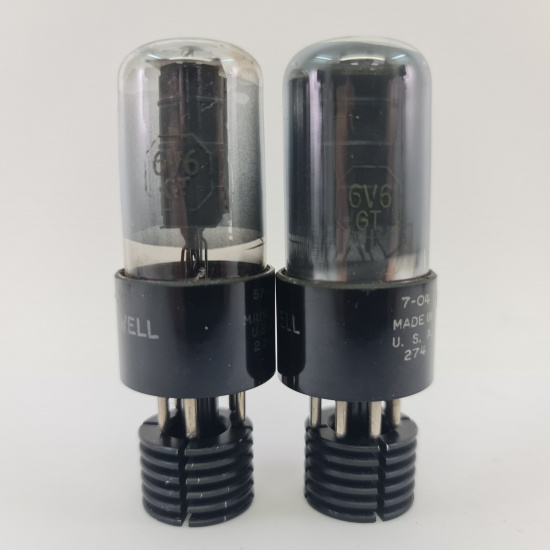 2 X 6V6GT BELL & HOWELL TUBE. 1950s...