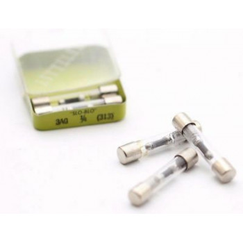 1/4A - 125V 3AG LITTLEFUSE SLOW-ACTING FUSE NOS 5PC. EST1U935F261016