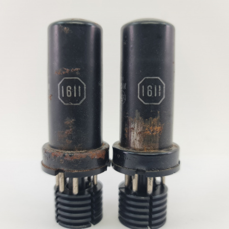 2 X 1611 / 6F6 RCA TUBE. READ DESCRIPTION. MATCHED PAIR. USED. 32. CB402