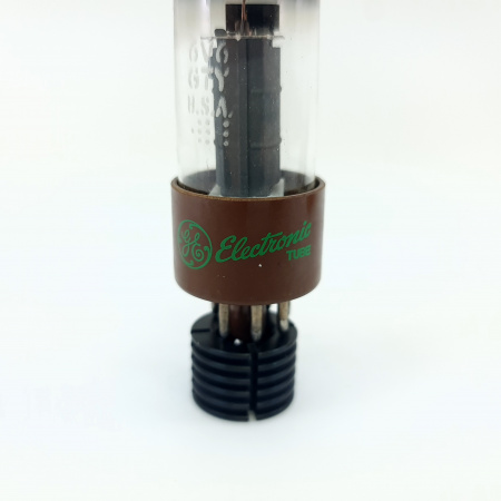 1 X 6V6GTY GENERAL ELECTRIC TUBE. 1960s PROD. COPPER RODS. 99%. EMIS. 35. CB402