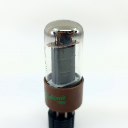 1 X 6V6GTY GENERAL ELECTRIC TUBE. 1960s PROD. COPPER RODS. 99%. EMIS. 35. CB402