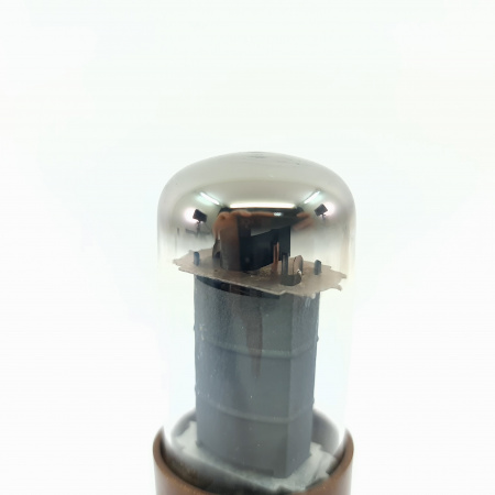 1 X 6V6GTY GENERAL ELECTRIC TUBE. 1960s PROD. COPPER RODS. 99%. EMIS. 35. CB402