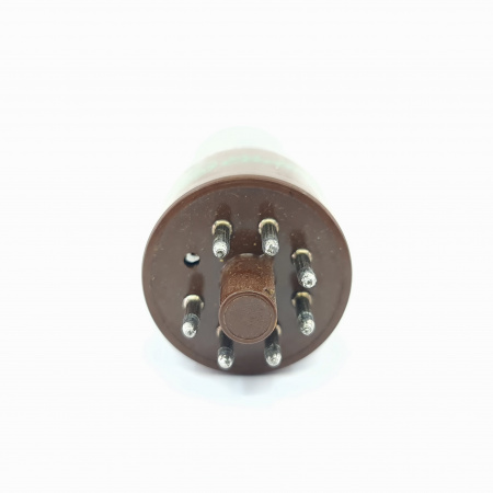 1 X 6V6GTY GENERAL ELECTRIC TUBE. 1960s PROD. COPPER RODS. 99%. EMIS. 35. CB402