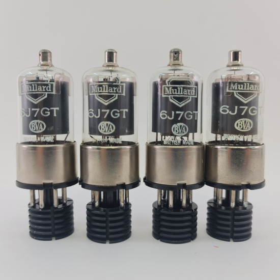 4 X 6J7GT MULLARD TUBE. 1960s PROD....