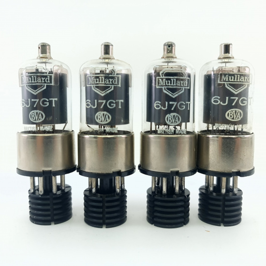 4 X 6J7GT MULLARD TUBE. 1960s PROD....