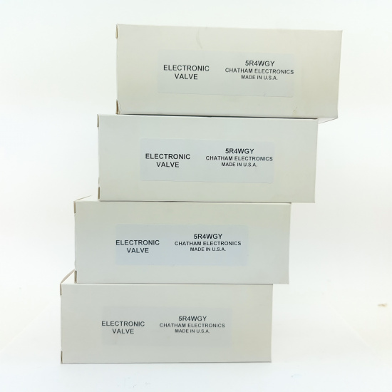 4 X 5R4WGY CHATHAM ELECTRONICS TUBE....