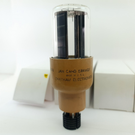 4 X 5R4WGY CHATHAM ELECTRONICS TUBE. BLACK PLATES. 49. CB402