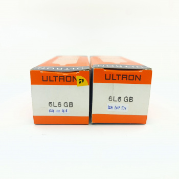 2 X 6L6GB ULTRON TUBE....