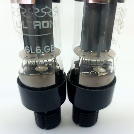 2 X 6L6GB ULTRON TUBE. 1980s RUSSIAN PROD. MATCHED PAIR. 50. CB402