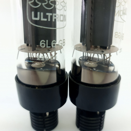 2 X 6L6GB ULTRON TUBE. 1980s RUSSIAN PROD. MATCHED PAIR. 51. CB402